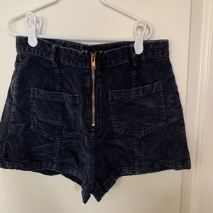 Molly Green navy corduroy shorts